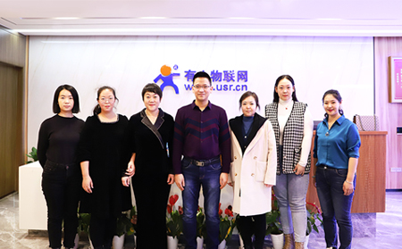 山东省电子学会领导莅临long8唯一官网登录网走访调研