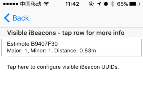 蓝牙？榈膇Beacon协议AT设置