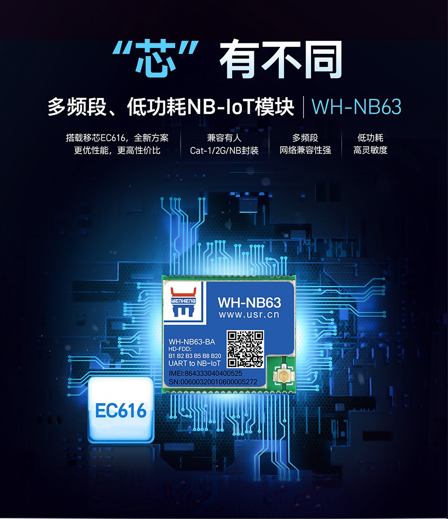 nbiot����|�͹��Ķ�Ƶ��|����EC616|��������Cat-1