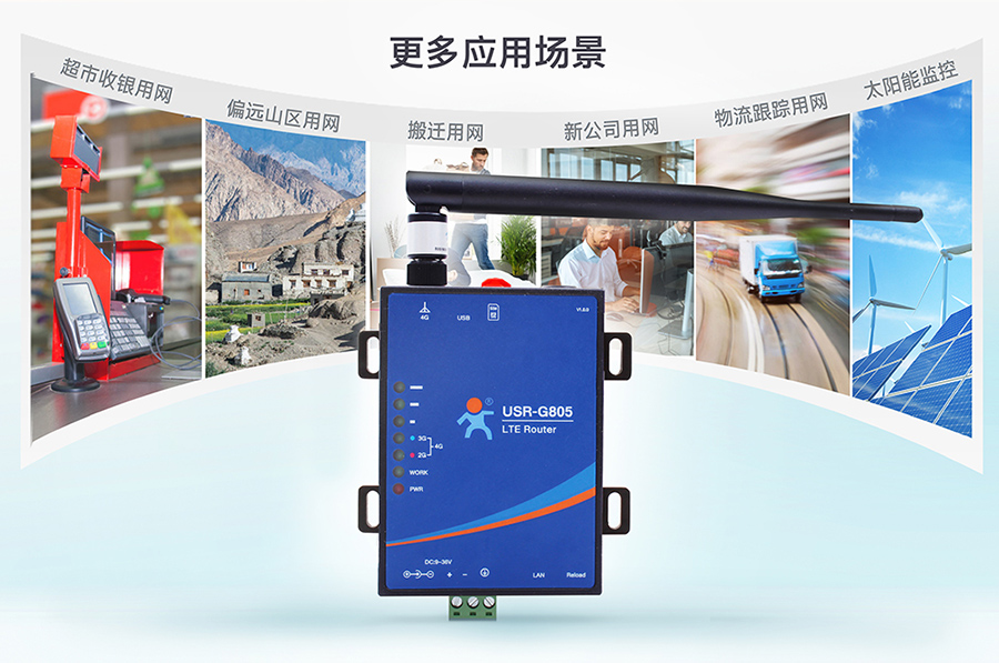 工业路由器图片G805：更多应用场景