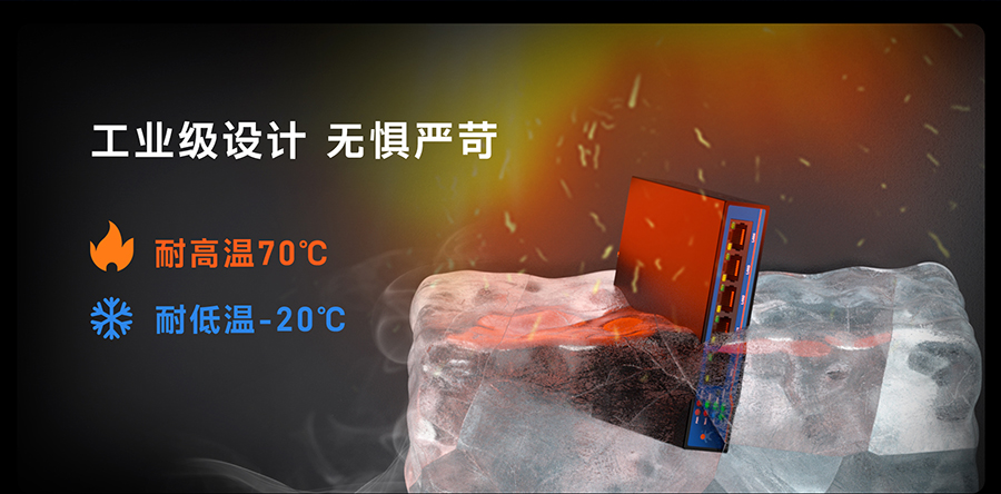 双卡4G工业路由器是严寒酷暑的工业级设计